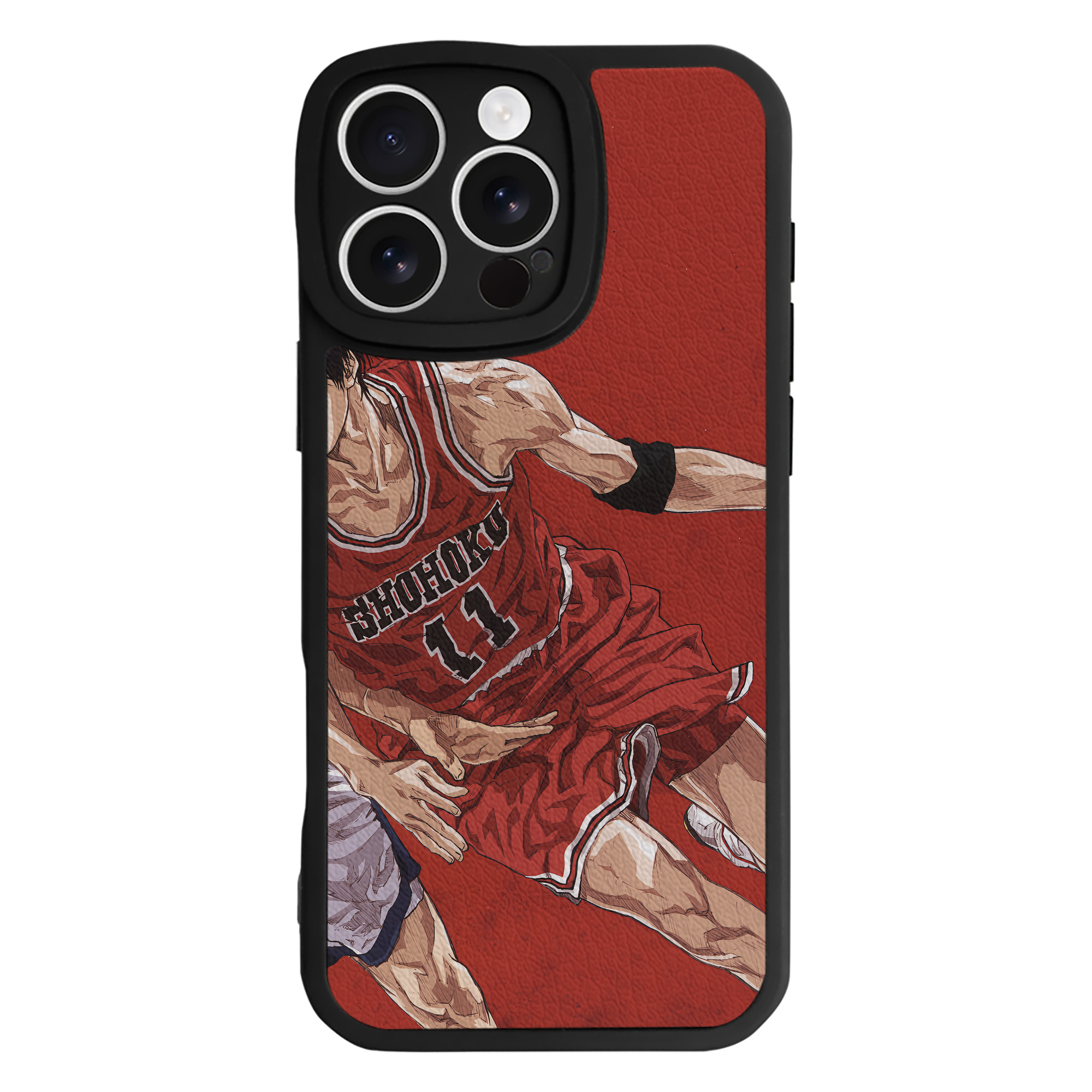 （画像用） SLAM DUNK／スラムダンク 【iPhone 16シリーズ対応】シリコンスマホケース（レザー調） 材質：シリコン